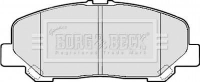 BBP2082 Borg&beck pastillas de freno delanteras