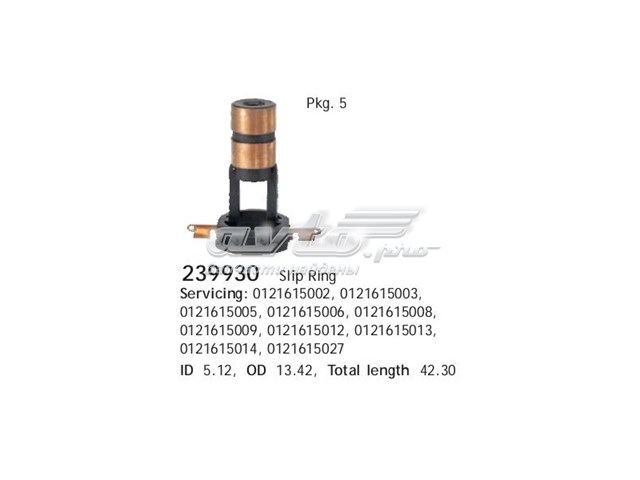 Comprar 239930 Cargo Colector de rotor de generador