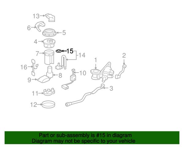 Comprar Junta del regulador de presión de combustible Toyota C-HR  X10