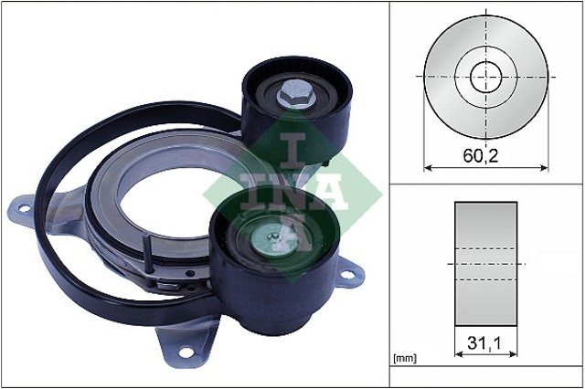 534081410 INA Tensor de correa auxiliar