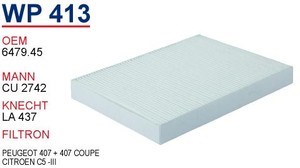 Comprar WP413 Wunder Filtro de aire del habitáculo