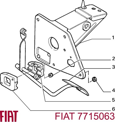 7715063 Fiat/Alfa/Lancia radiador