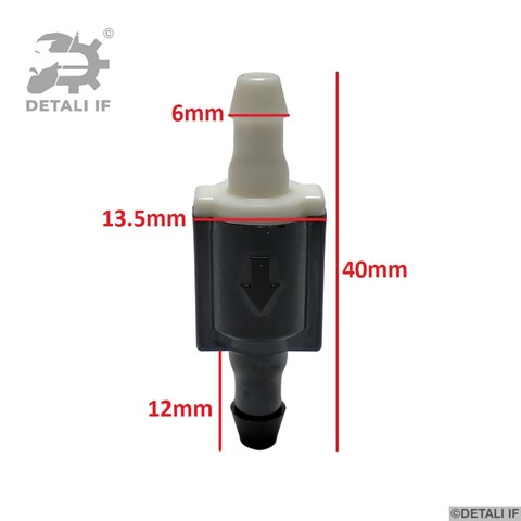 DF-16697 Detali IF válvula de retención del lavaparabrisas