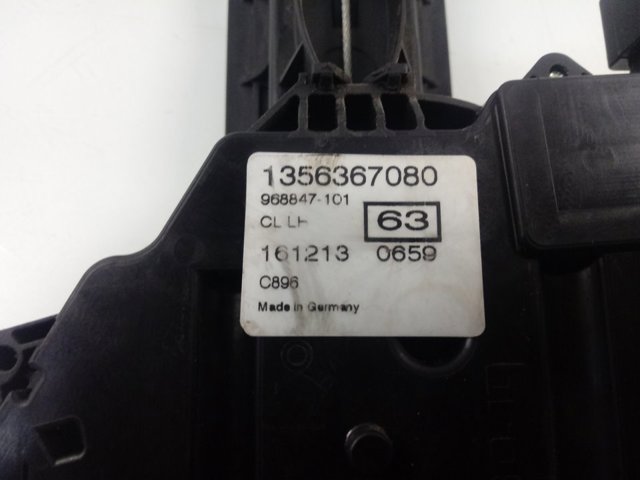 Cerradura de puerta trasera izquierda de doble hoja 1356367080 Fiat/Alfa/Lancia