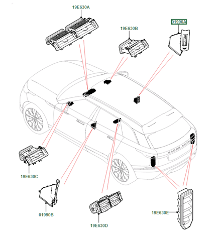 LR076626 Land Rover