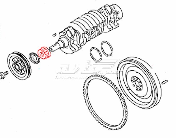 Carril de deslizamiento, cadena de distribución para Toyota Corolla (E9)