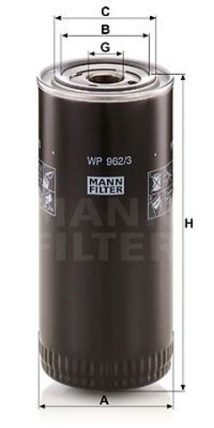 WP9623X Mann-Filter Filtro de gasolina