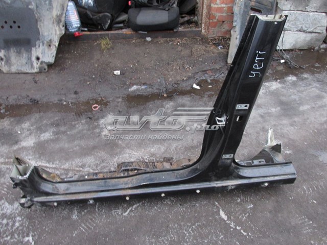 Chapa de acceso izquierda para Skoda Yeti (5L)