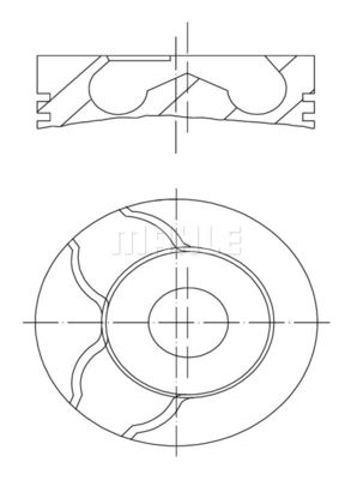 Pistón Mahle Original 021PI00122000