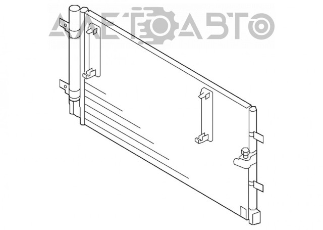 Condensador aire acondicionado TYC 8K0260403AF