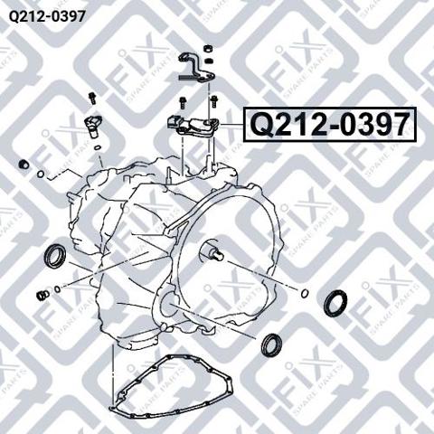 Q212-0397 Q-fix sensor de posición de la palanca de transmisión automática