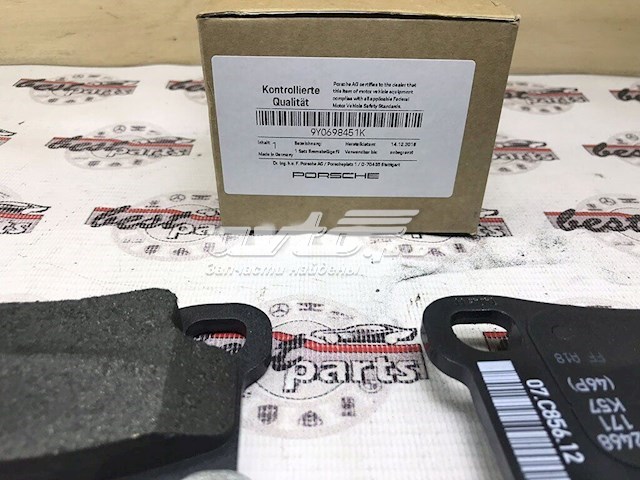 Pastillas freno traseras Porsche 9Y0698451K