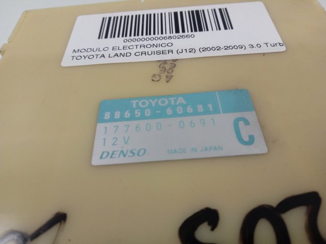 Elemento de control aire acondicionado Toyota 8865060681