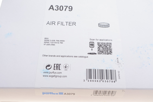El filtro de aire Purflux A3079 precio, desde 19,01 EUR