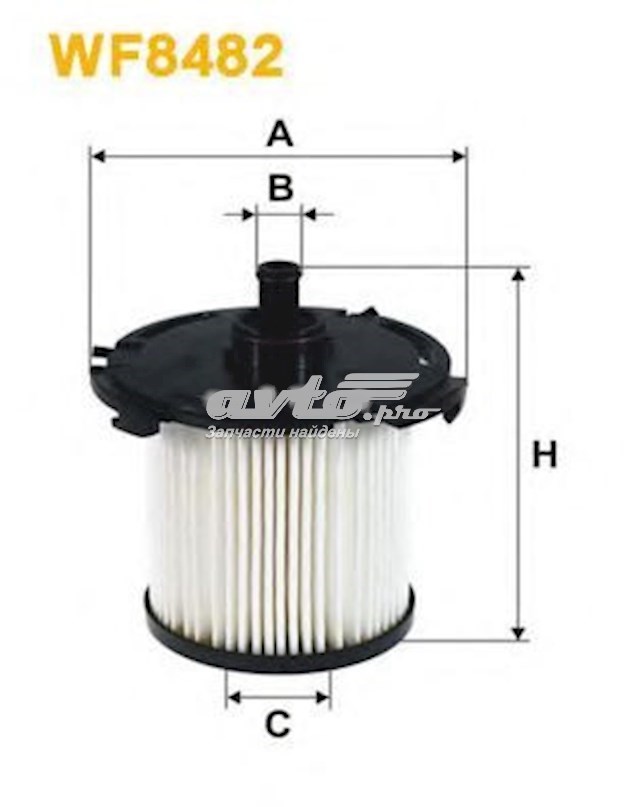 Filtro combustible DENCKERMANN A120428