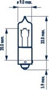 Lámpara, faro antiniebla NARVA 681913000