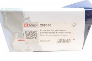 Comprar 209140 Solgy Pastillas delanteras de freno
