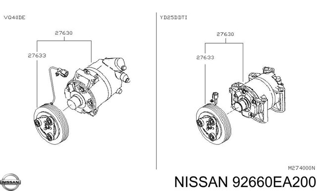 92660EA200 Nissan