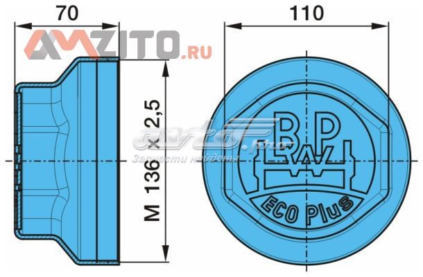 Tapa de cubo de rueda BPW 0321225310 precio, desde 15,43 EUR