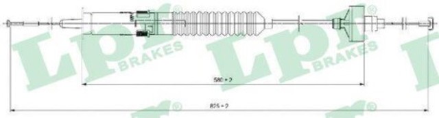 C0266C LPR cable de embrague