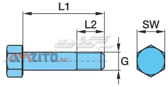 Tornillo (tuerca) de sujeción 0334014190 BPW
