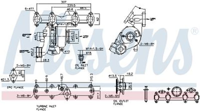 Turbocompresor NISSENS 93218