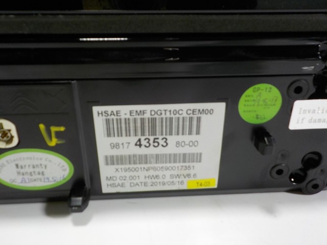 Pantalla multifuncion para Peugeot 508 SW II FC, FJ, F4