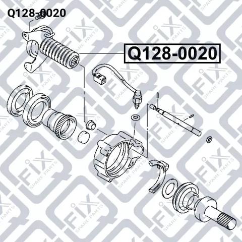 Acoplamiento del eje delantero Q-fix Q1280020 precio, desde 56,36 EUR
