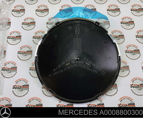 Emblema de la parrilla del radiador 0008800300 Mercedes
