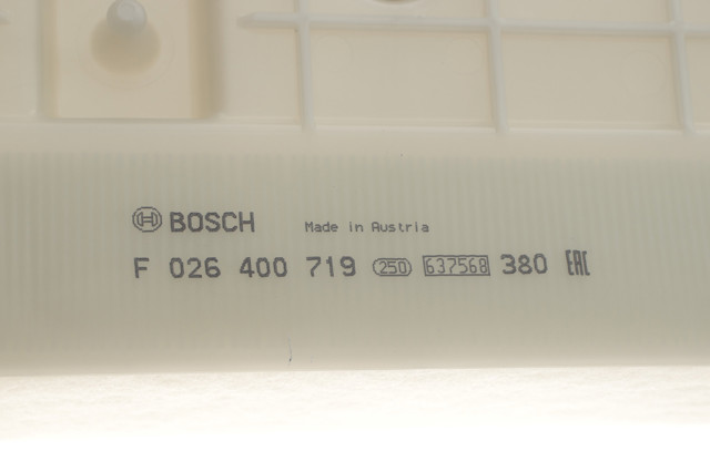F026400719 Bosch Filtro de aire de motor