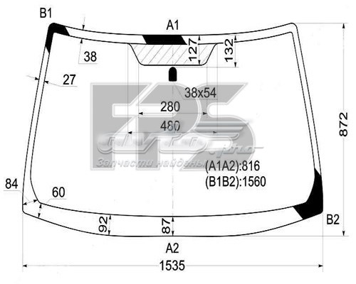 GS3006D14 FPS parabrisas