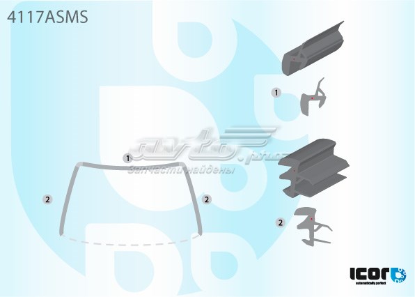 Comprar Moldura de parabrisas Hyundai Sonata IV EF