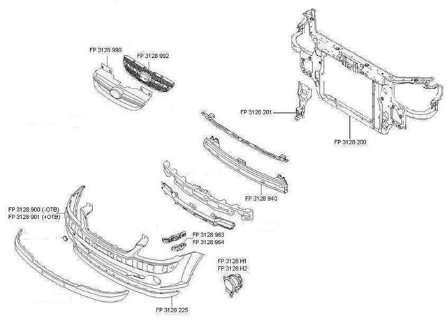 Comprar FP3128200 FPS Soporte de radiador