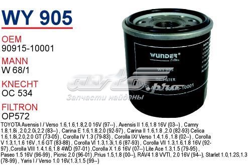 WY905 Wunder Filtro aceite