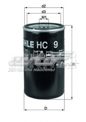 Filtro hidráulico MAHLE HC9