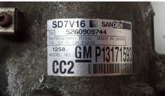 Compresor de ac General Motors P13171593