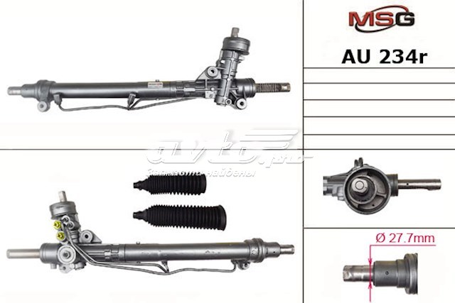 AU234R MSG cremallera de dirección