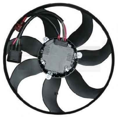 Ventilador eléctrico de refrigeración completo izquierdo (motor y hélice) 35959021 AND
