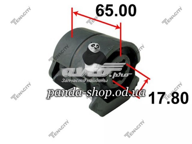 Silentblock del brazo de suspensión AAMNI1006 Tenacity