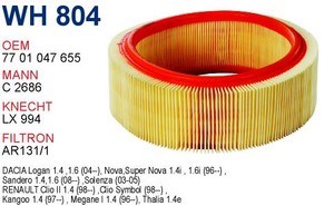 Comprar WH804 Wunder Filtro de aire
