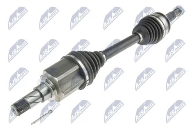Semieje delantero izquierdo 391015656R Renault (RVI)