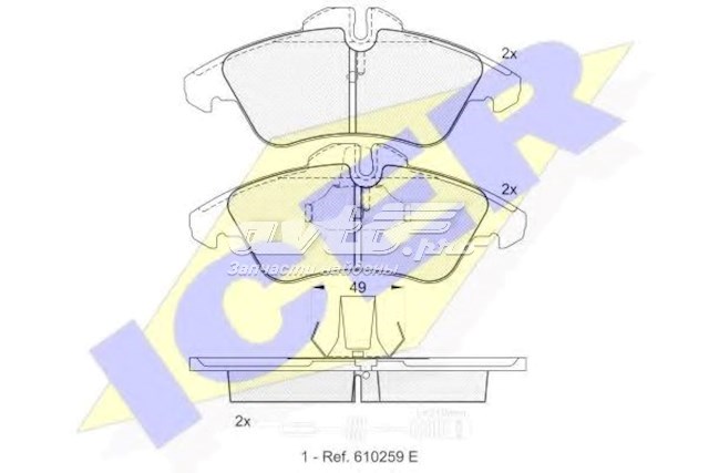 Kit de embrague (3 partes) KAWE 962351