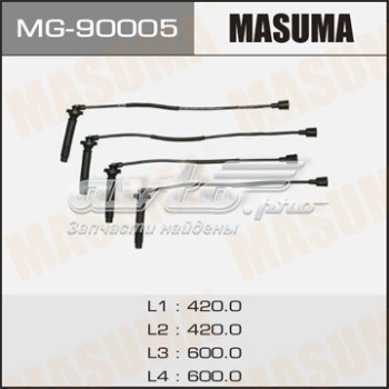 MG90005 Masuma cable de encendido, cilindro №1, 3