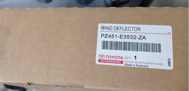 PZ451E3532ZA Toyota juego de deflectores de aire de ventanillas, 4 piezas