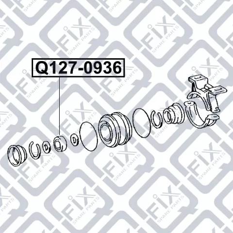 Soporte de rodamiento intermedio del semieje delantero Q-fix Q1270936 precio, desde 6,48 EUR