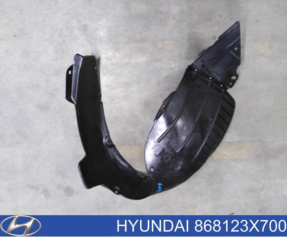 Guardabarros interior derecho, aleta delantera Hyundai/Kia 868123X700 precio, desde 81,31 EUR