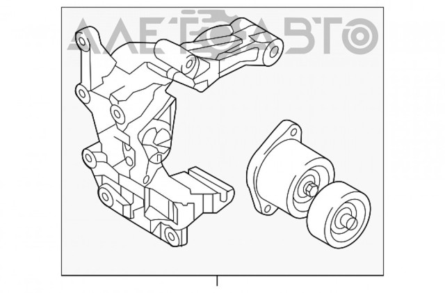 252802GGB2 Hyundai/Kia tensor de correa, correa poli v