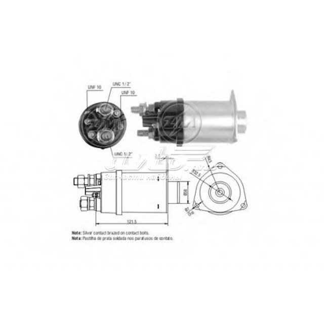 ZM461 ZM interruptor magnético, estárter