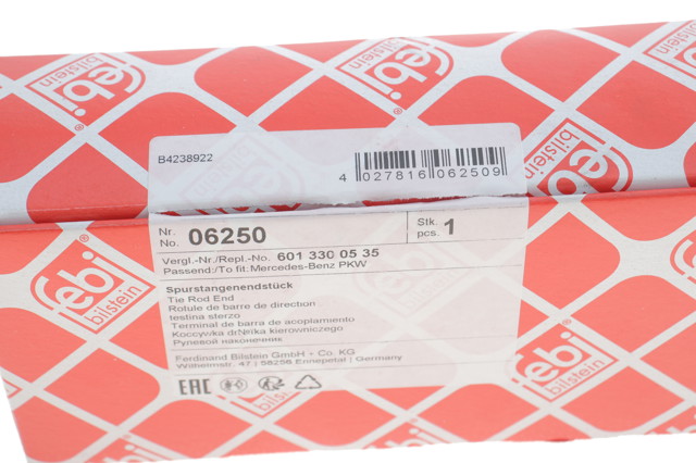 Comprar 6250 Febi Rótula derecha de la barra central de dirección