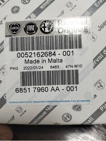 52162684 Fiat/Alfa/Lancia interruptor luz de freno